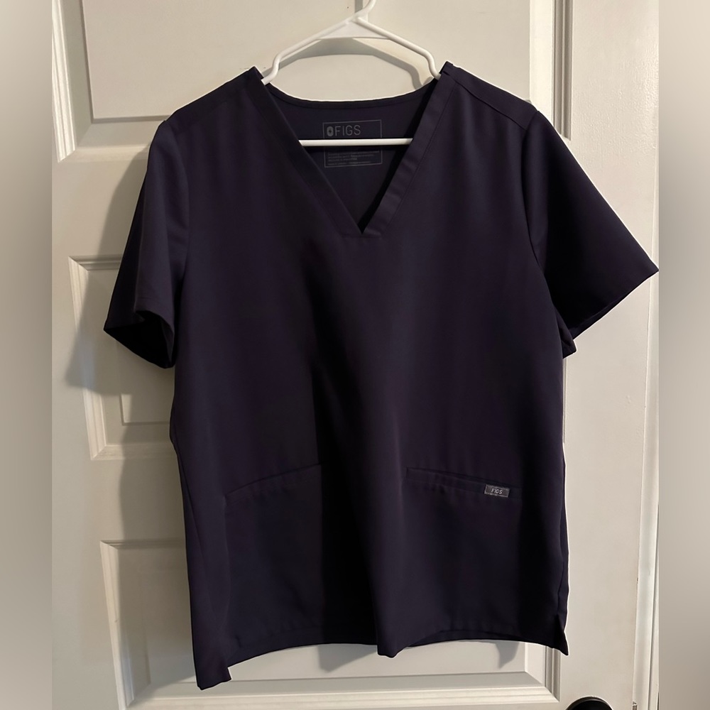 Figs Deep Purple L/Casma 4 pocket scrub & L/Petite Zamora Joggers